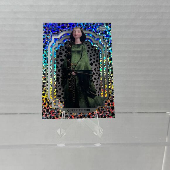 Disney Topps Chrome 2024 Queen Elinor Black and White Speckle /101 - Picture 1 of 7
